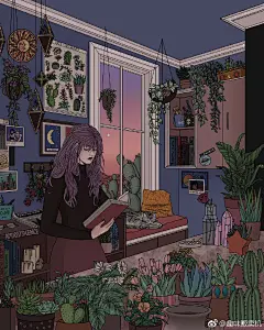 Art｜女孩们的独处时刻和她们的房间 ins：amidst.silence ​​​​