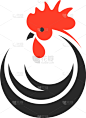 black rooster logo