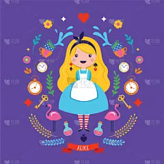 爱丽丝梦游仙境,贺卡,布告,请柬,洞,几何形状,图书馆,壁纸,小的