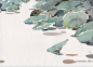荷叶-郁唯为为唯郁_水彩_涂鸦王国插画