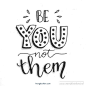 Be you not them. 做自己的英文短句子标题简笔画大全