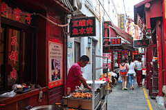 Liulai1101采集到小吃美食街之劈柴院