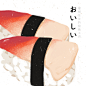 自己设计的一套寿司因为非常喜欢吃 所以就画了出来
寿司食材插画美食插画日本料理米饭鱼肉和风日式日语雅致设计清新日本排版平面设计书