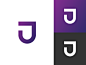 Logo Design - Personal Jawfy J minimal clean simple logo vector illust
