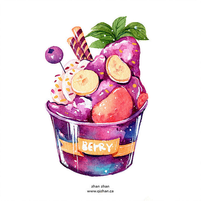 デザートのイラスト