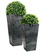Ella Tall Planter - Flower Boxes - Planters - Outdoor Accessories - Outdoor | HomeDecorators.com