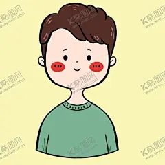 卡通男生头像 【酷图网】动漫动画,原创,卡通,男生,头像,动漫,手绘,设计