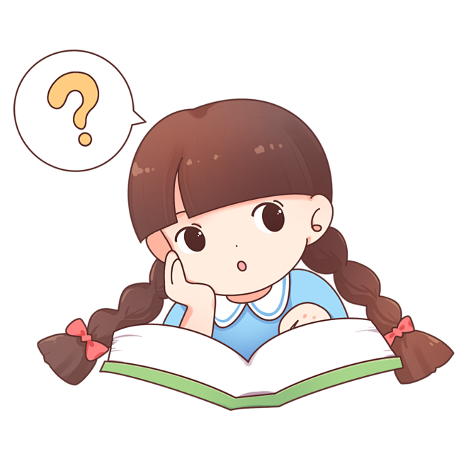 摄图网_401526851_读书学习的疑问思考表情（企业商用）