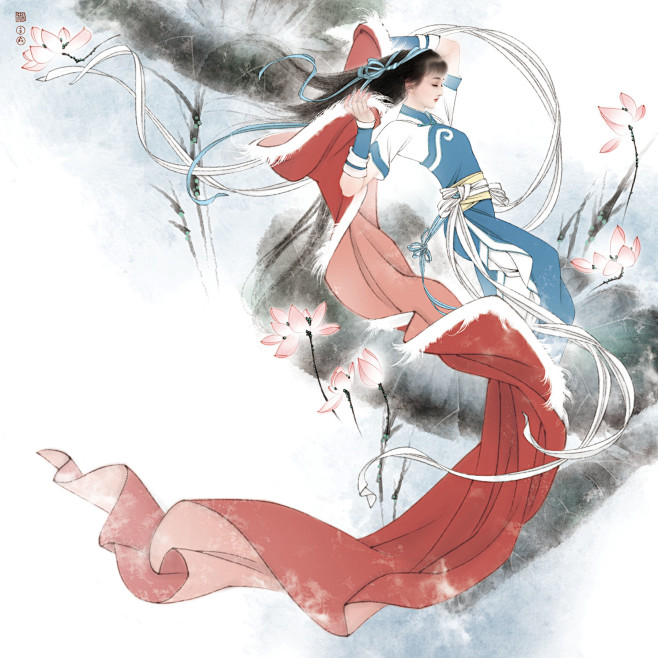 张旺画作