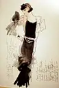 Coco Chanel’s fashion illustration