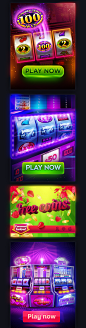 Juicy slots banners collection : Compilation of some hand-picked high conversion banners I made past year. Most of them are mobile games banners, some is just the facebook posts pictures. Hope you enjoy it! //Часть баннеров по тематике слот-игр, сделанных
