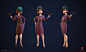 Lady Detective (Game Model), , YuZach - CGSociety