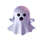 Shocked Ghost 3D Icon