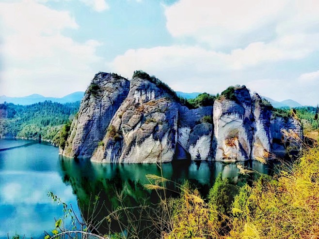 自然风景青山绿水，务川个仡佬苗族自治县九...