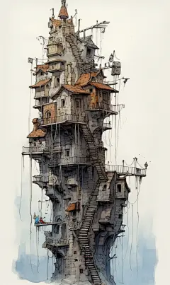 盘山公路建筑蓝天白云山水建筑壁纸