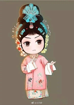 枯木cinder采集到京剧-国粹插画