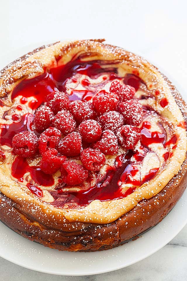 Raspberry cheesecake...