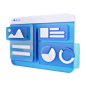 Website  3D Icon
