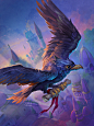 Messenger Raven, Grace Liu : Done for Hearthstone's new set, Rise of Shadows.  ©Blizzard Entertainment

Had a lot of fun with this one!