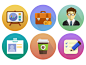 Free Flat Circle Icon by Junoteam in 40 Free Icon Sets For June 2014