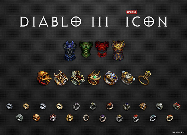 Diablo III ICON 暗黑图标...