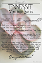 How to get a Tennessee Marriage License! #wedding #marriagelicense #tennessee