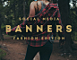 Stylish Fashion Social Media Banners
