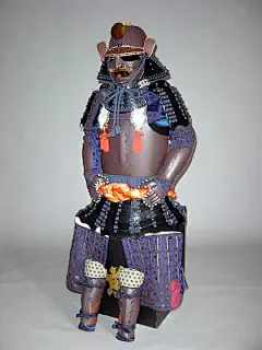 真田幸村所用---鉄錆地二枚胴具足