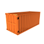 Container 3D Illustration