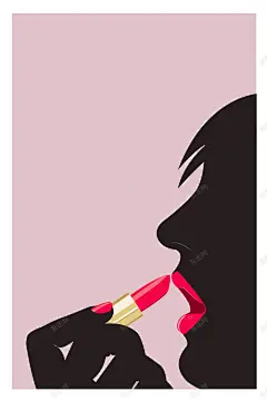 扁平化手绘美容化妆海报背景矢量图高清素材 剪影 化妆 口红 扁平化 手绘 打扮 海报 矢量图 美容 背景 背景 设计图片 免费下载 页面网页 平面电商 创意素材