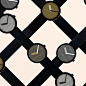 手表，网格，HATCH watches，黑色，组装，