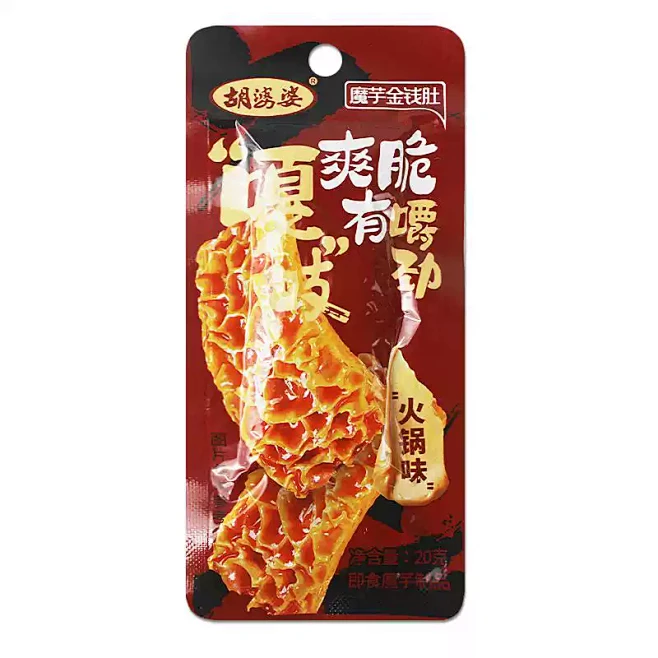 胡婆婆魔芋金钱肚20g麻酱火锅味香脆麻辣...