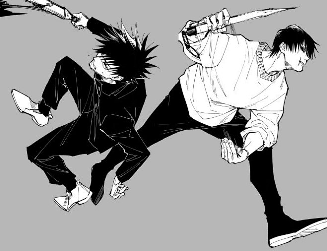 #咒术回战# 男神团
twi ：tr_f...