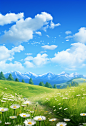 free desktop backgrounds download, in the style of dreamy realism, pastoral charm, organic material, brightly colored, 32k uhd, high detail, transparency and lightness