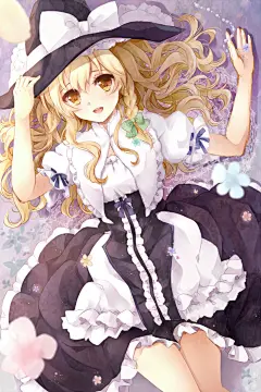 插画手绘 二次元美女 动漫 萌 壁纸