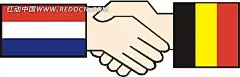 卢森堡和比利时国旗握手图比利时国旗|卡通画|卢森堡国旗|生活百科|矢量素材|手绘|握手图|握手图片|高清握手图片|商业握手图片|握手图片名片