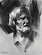 碳条作画步骤，Nathan Fowkes，来自美国的影视场景概念大师