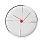 Chrome Wall Clock // W30059W  By Oliver Hemming: 