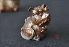 柴烧手工粗陶生肖小兽茶宠摆件茶玩个性茶趣摆件马猪兔鼠猴 包邮-淘宝网
