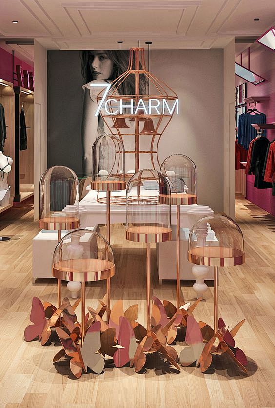 货架，化妆品柜，专卖店，chanel,化...