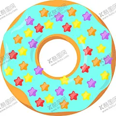 卡通甜甜圈 【酷图网】手绘甜甜圈,可爱甜甜圈,甜甜圈,卡通甜甜圈,卡通甜品,烘培,手绘,插图,png免抠图