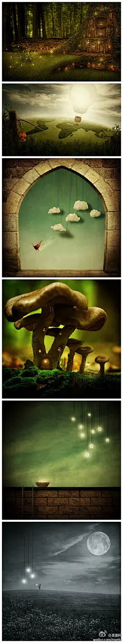 找寻那斑斓的梦—德国艺术家Jeannette插画作品，看着她的作品，仿佛想起了儿时幻想童真的心境，跟随她的作品一起找寻曾经让自己的心灵如此斑斓的梦吧。_百度图片