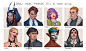 "Draw your friends' OCs in your style" challenge