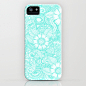 Henna Design - Aqua iPhone & iPod Case