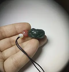 莲花墩平安扣 青玉
