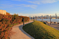 纽约哈德逊河海滨PIER C公园/范·瓦尔肯伯作品（Van Valkenburgh）,景观前线inla.com.cn 景观设计门户