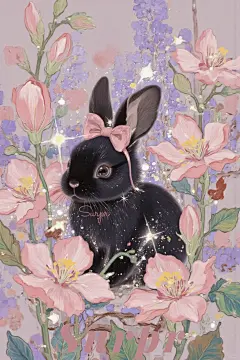 花与兔｜桃花满满 ✨瑞兔迎春 - 小红书