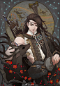 @KraceZ<br/>古剑奇谭三 姬轩辕。线稿给想非商用刻章的小伙伴自取。绘画：绘画：KraceZ（@Kracez  ）助理：苁花（@焦皮葱花花 ） ​​​​同系列其他图：巫炤→OKraceZ缙云→OKraceZ巫炤缙云线稿→OKraceZ北洛玄戈及线稿→OKraceZ<a class="text-meta meta-mention" href="/yllnpmyaur/">@猴子Very攻</a>