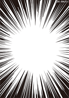 日式动漫手绘卡通漫画爆炸放射发射状对话框效果yeah元素bang免抠素材