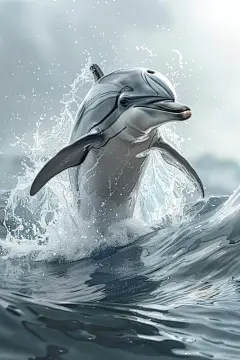 海洋世界哺乳动物海豚摄影图片